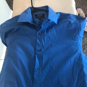 Men’s blue dress shirt